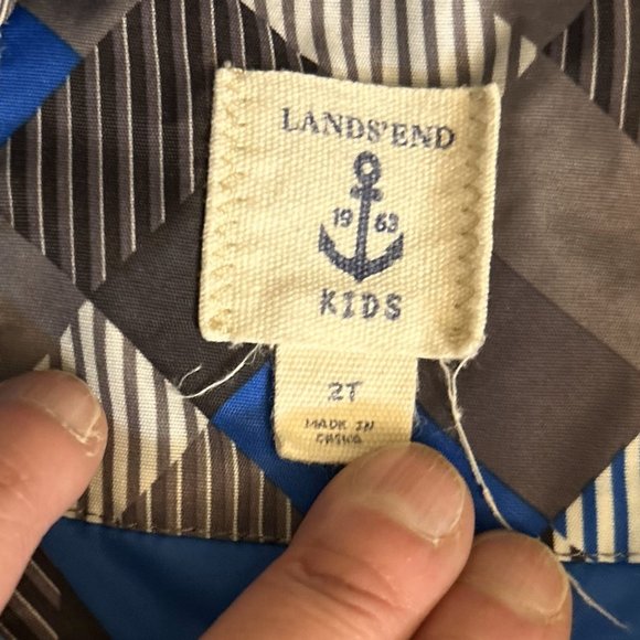 Land’s End Toddler Boys Hooded Winter Coat 2T - Picture 2 of 3